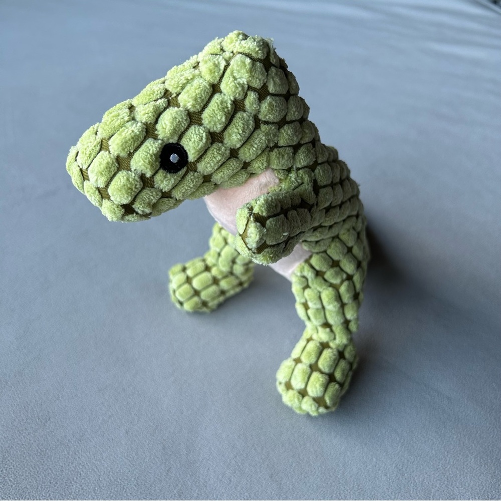 Dog Toy ~ Plush Dinosaur ~ Squeaker ~ Brand New!